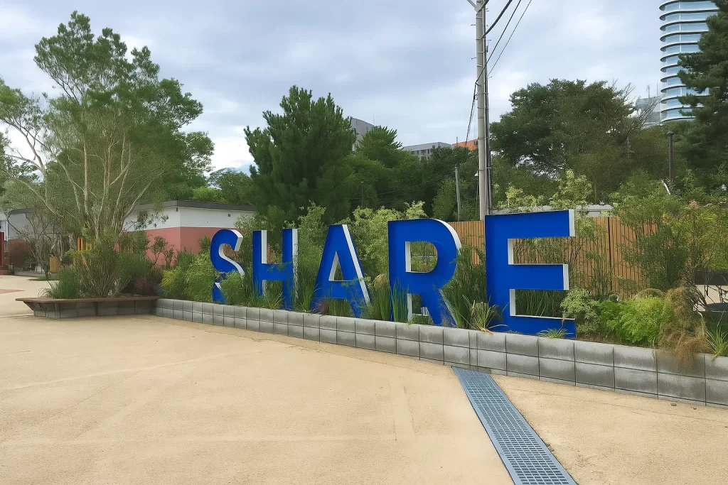 大きなモニュメントでインパクトのある印象から社風までイメージを伝える