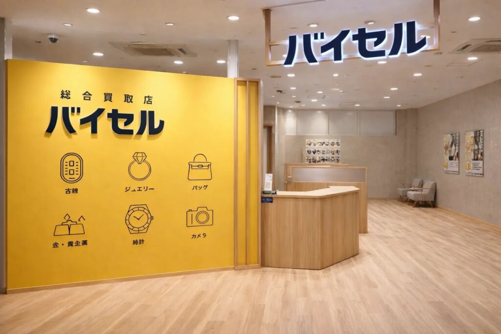 「光る立体文字」が安心感をつくる。バイセル Odakyu OX 伊勢原店のチャンネル文字