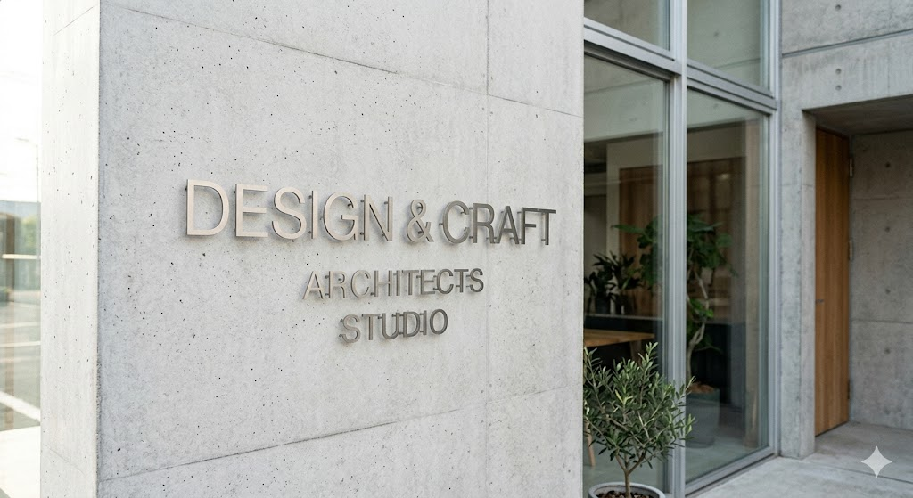 繊細なラインで建物のデザインを邪魔しない